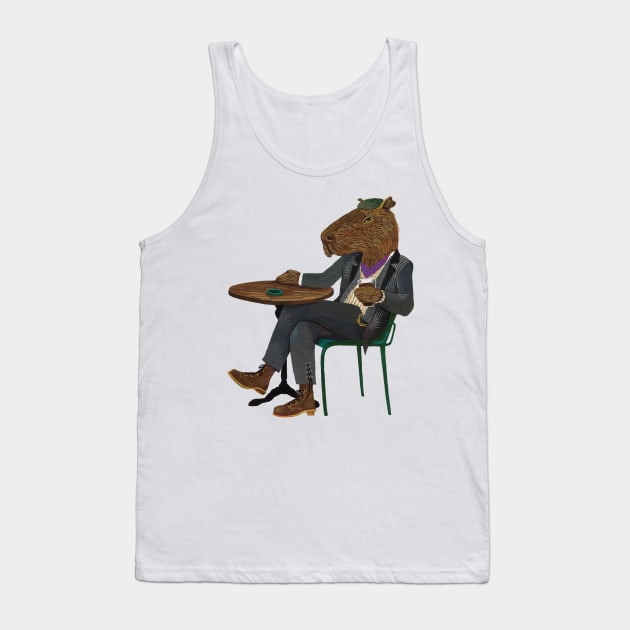 Capybara Dandy Tank Top by argiropulo